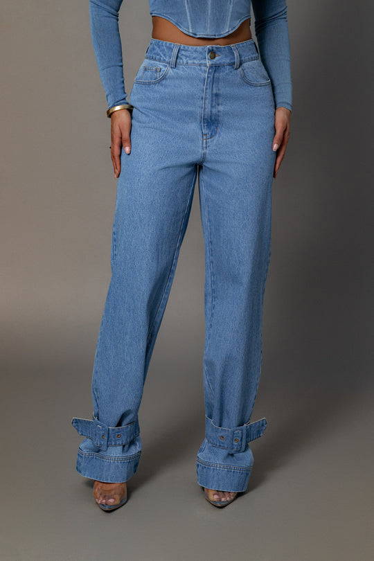 Medium Wash Sissel Denim Jeans
