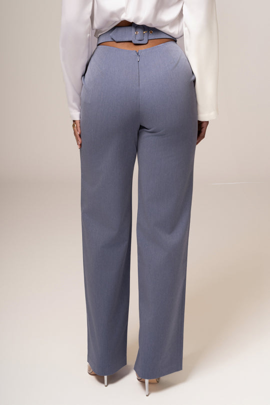 Denim Status Belted Pants