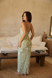 Bamboo Breeze Maxi Dress Sage