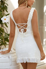 Refine The Moment Mini Dress Cream