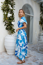 Set The Tone Maxi Dress Blue
