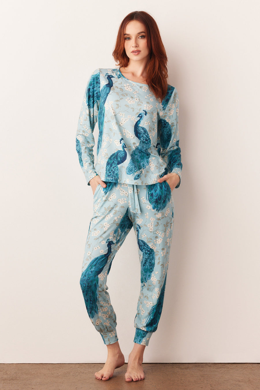 Shari Cloud Jersey PJ Set in Duchess