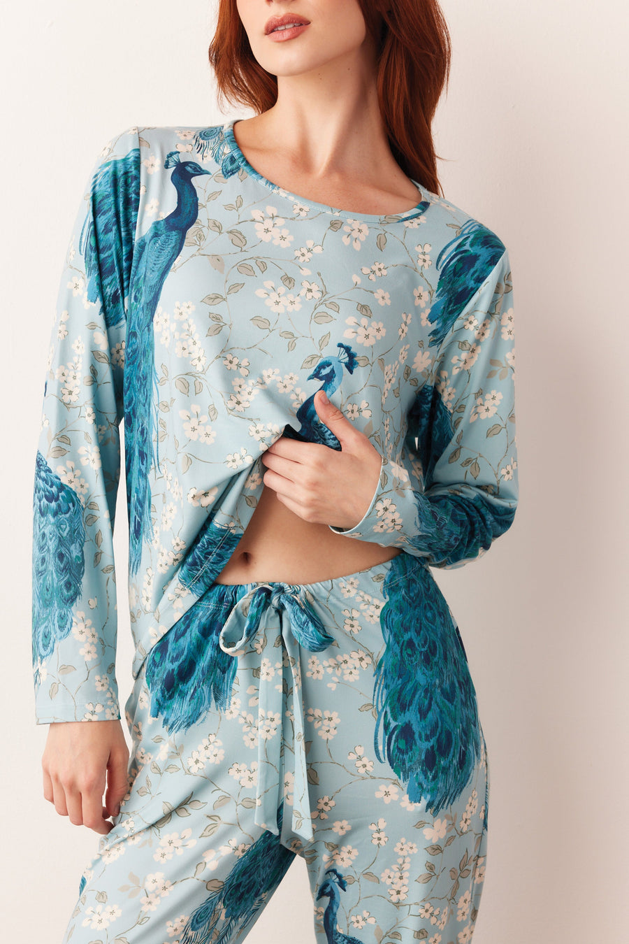 Shari Cloud Jersey PJ Set in Duchess