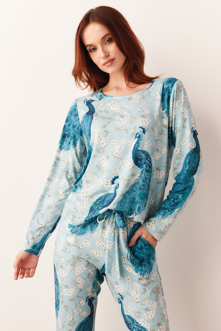 Shari Cloud Jersey PJ Set in Duchess