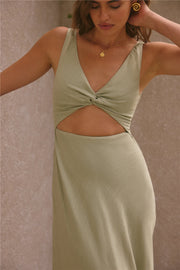 Soft Silhouette Maxi Dress Sage