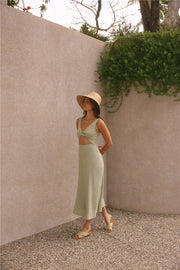 Soft Silhouette Maxi Dress Sage