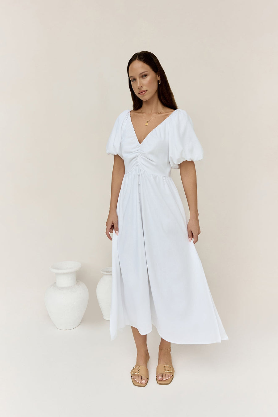 Sunlight Maxi Dress White