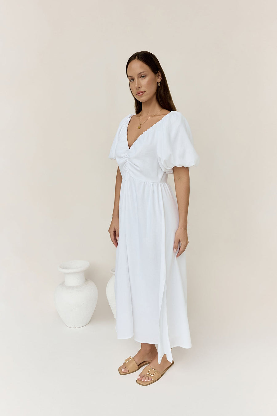 Sunlight Maxi Dress White