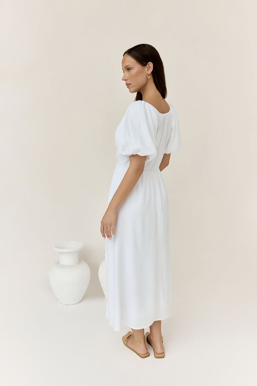 Sunlight Maxi Dress White