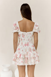 Flora’s Dream Mini Dress White