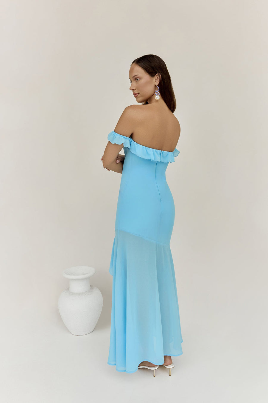 Chasing Waves Maxi Dress Blue