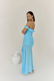Chasing Waves Maxi Dress Blue