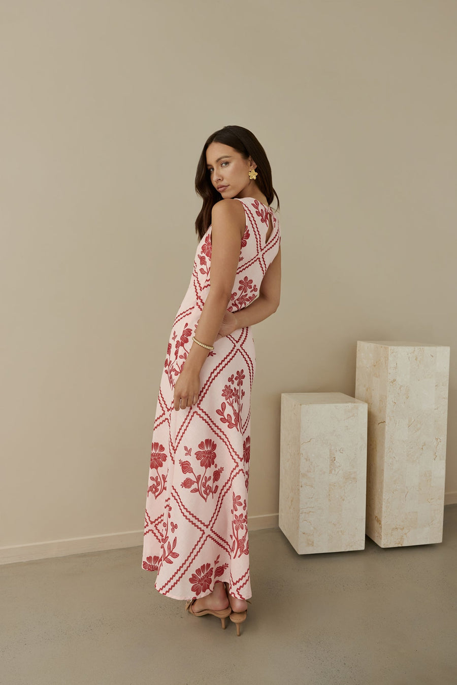 Haute Horizons Maxi Dress Pink