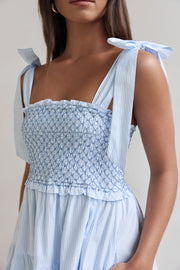So Far So Long Maxi Dress Blue
