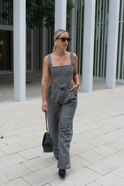 Classic Herringbone Trousers