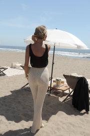 Ivory Lanah Knit Flare Pants