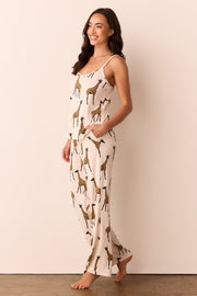 Bree Cloud Jersey PJ Set in Sahara