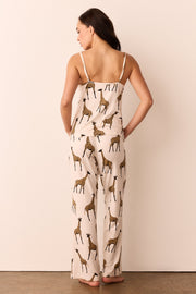 Bree Cloud Jersey PJ Set in Sahara