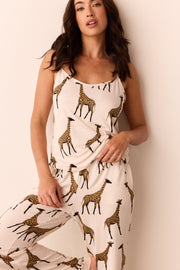 Bree Cloud Jersey PJ Set in Sahara