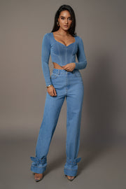 Medium Wash Sissel Denim Jeans