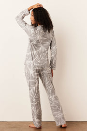 Winter Cloud Jersey PJ Set in Whisper