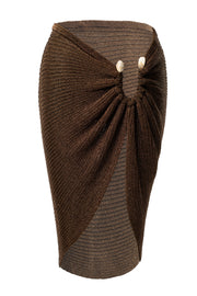 PRE-ORDER Bronze Luminous Metallic Skirt