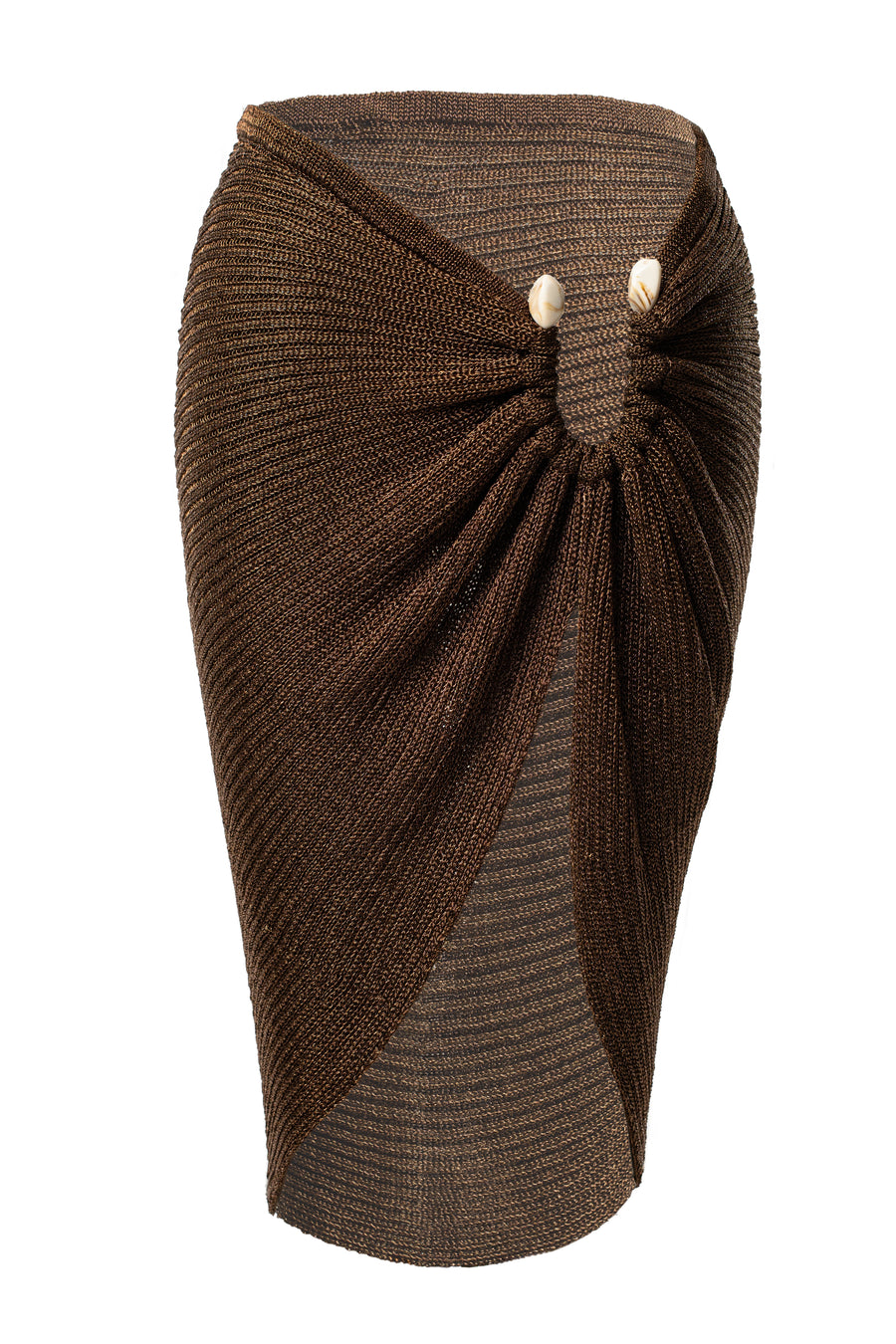 PRE-ORDER Bronze Luminous Metallic Skirt