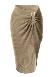 PRE-ORDER Gold Luminous Metallic Skirt