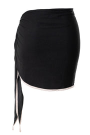 Black Tropic Shore Sarong