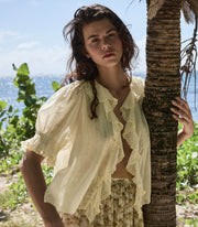 HENRI TOP -- CREME CITRON