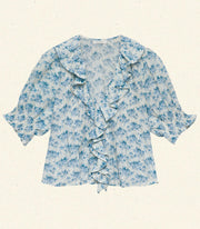 HENRI TOP -- BLEU ROSIER FLORAL