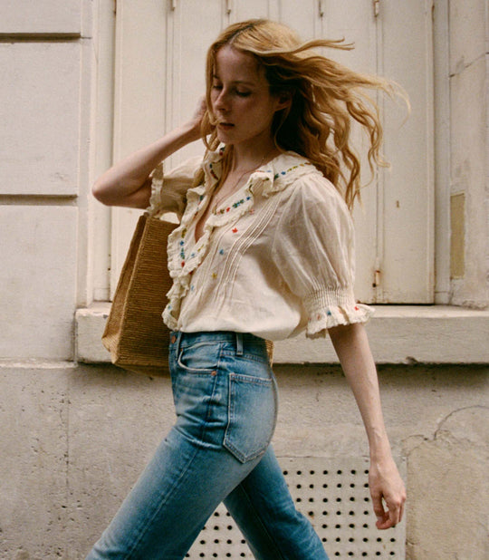 HETTIE TOP -- SEA SALT