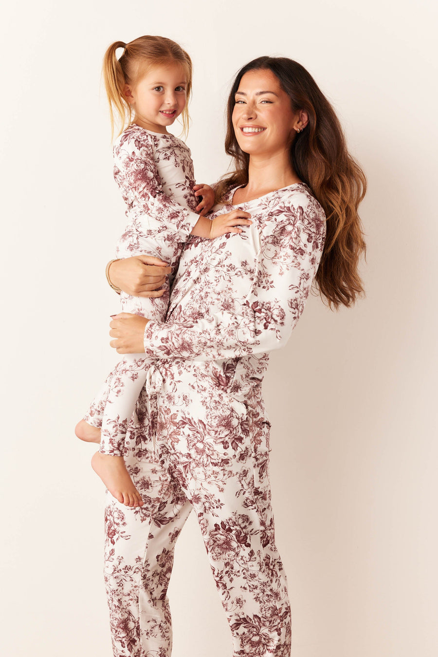 Shari Cloud Jersey PJ Set in Cambridge Toile