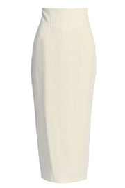 Ivory Coastland Linen Skirt