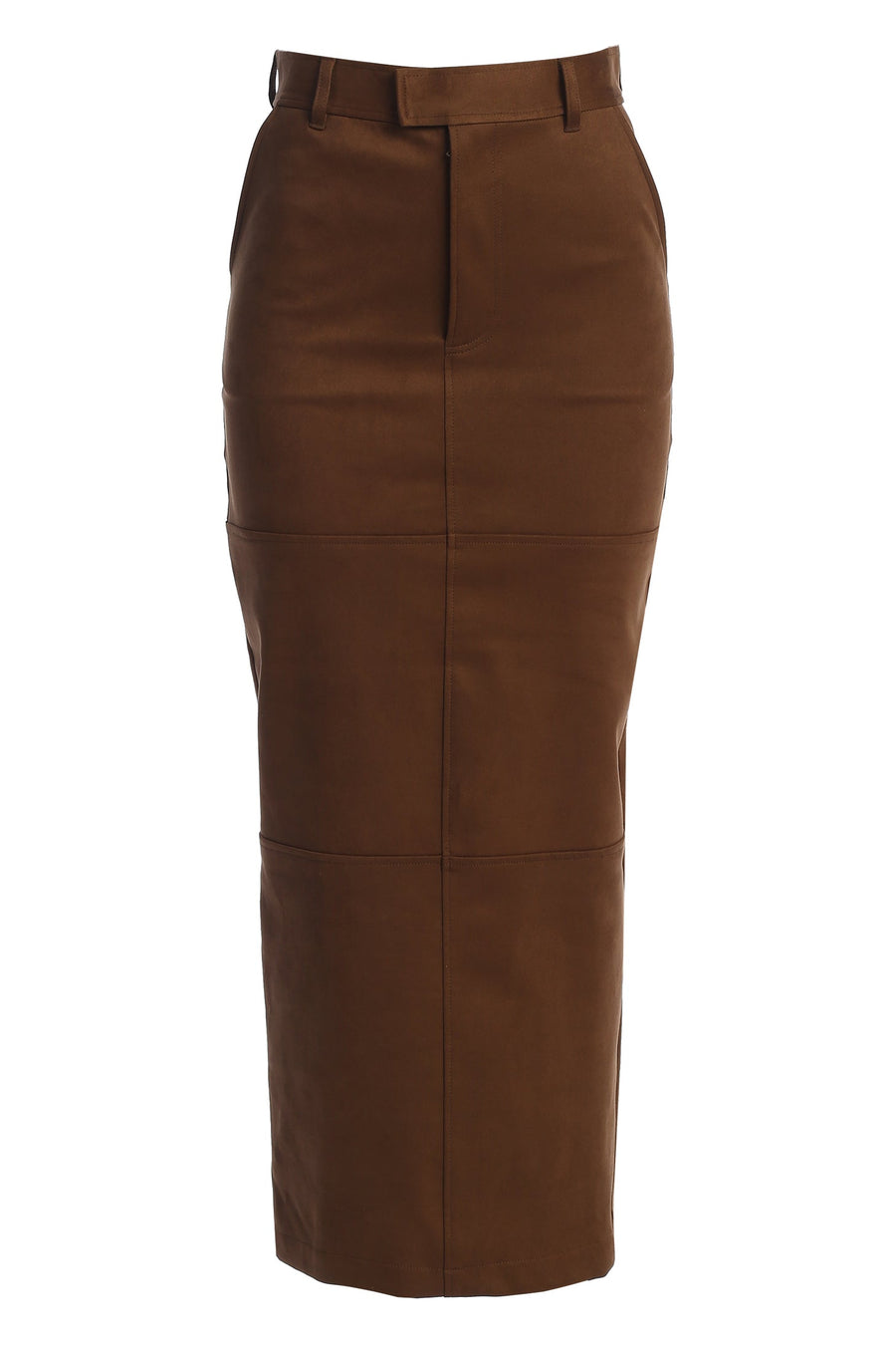 Chocolate Joy Suede Maxi Skirt