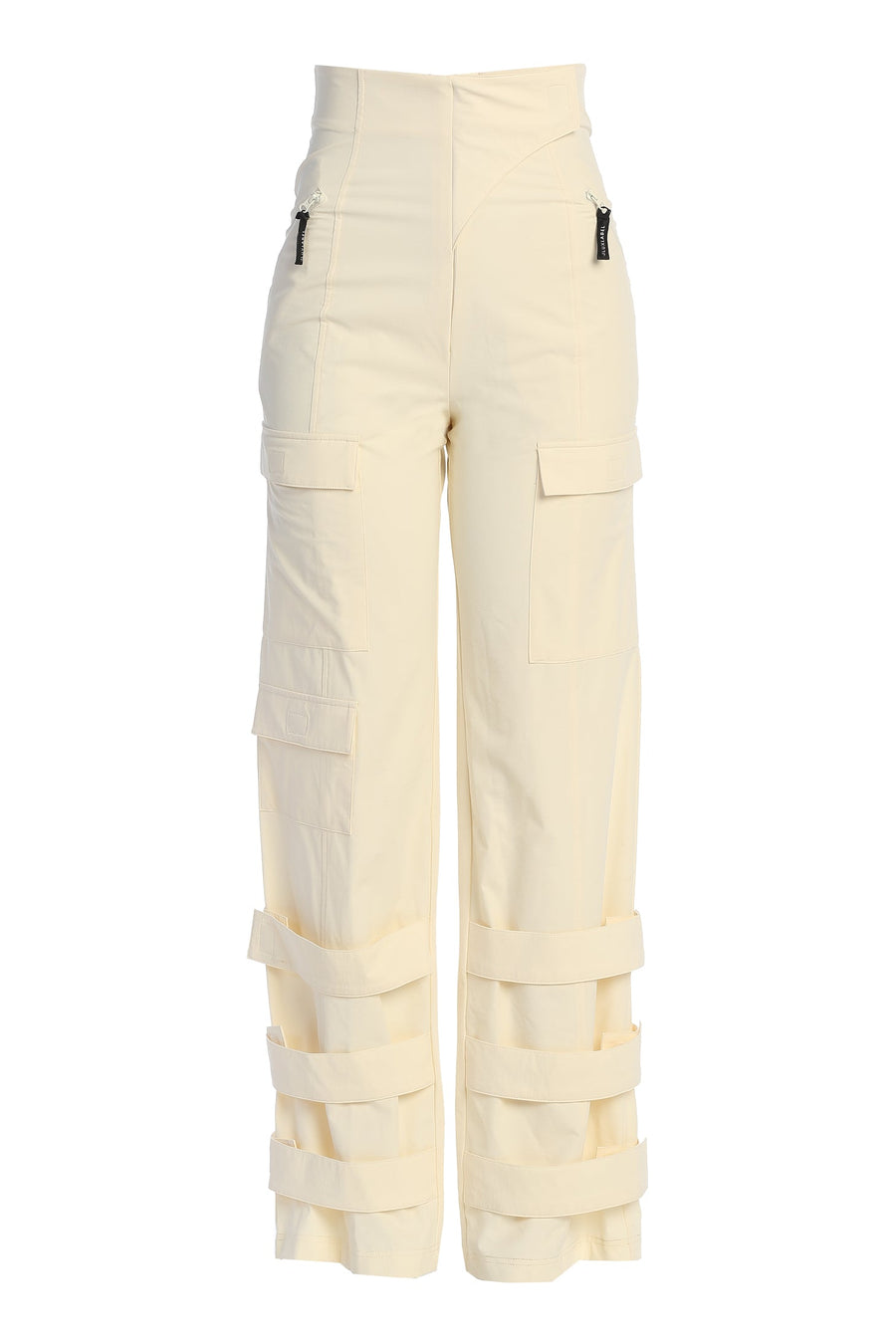 Buttercream Nyah Nylon Utility Pants