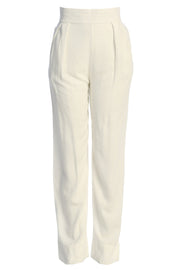 Ivory Villa Views Linen Trousers