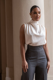 Grey Novena Woven Pants