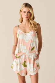 Jenna Cloud Jersey PJ Set in Magnolia