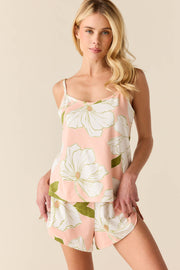 Jenna Cloud Jersey PJ Set in Magnolia