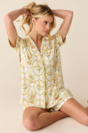 Maren Cloud Jersey PJ Set in Fleur