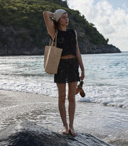MARCIA TOP -- BLACK