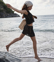 MARCIA TOP -- BLACK