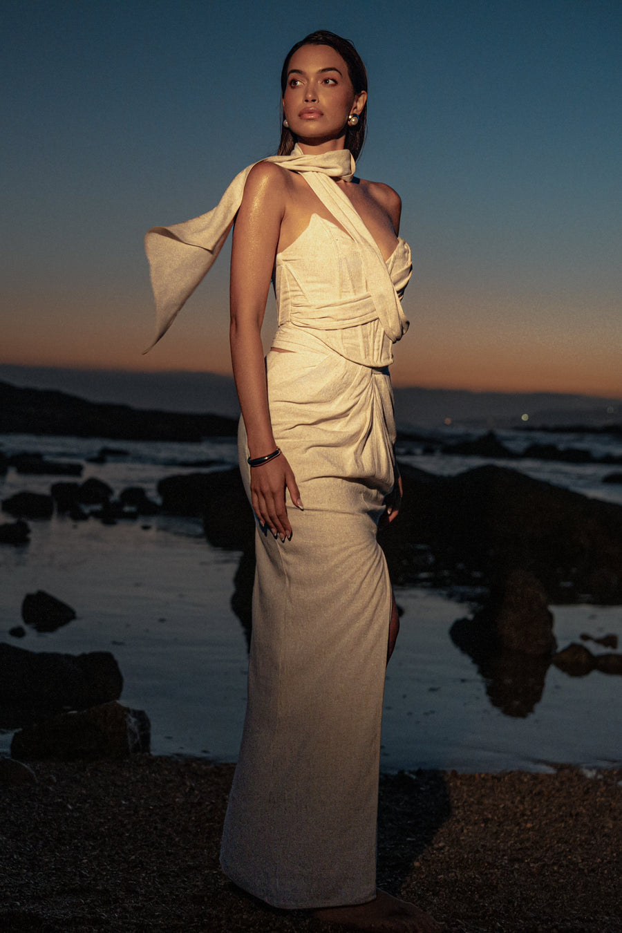 Natural Dreamland Linen Skirt