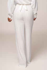 Ivory Thea Linen Pants