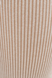 Taupe/White Faya Ribbed Pants