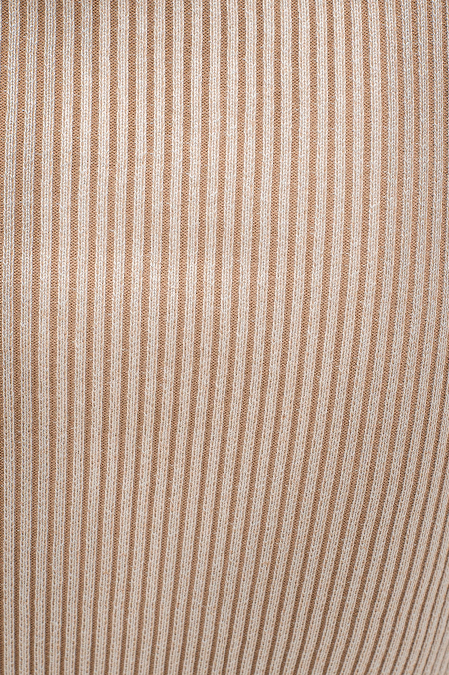 Taupe/White Over The Top Skirt