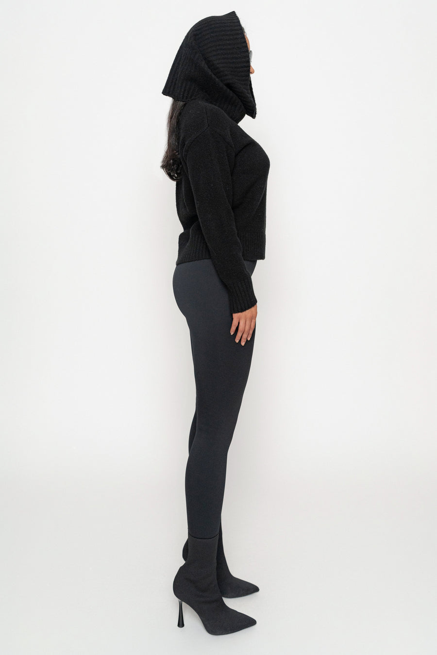 Black Essential High-Waist Leggings