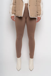 Brown Essential High-Waist Leggings