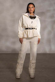 Buttercream Nyah Nylon Utility Pants